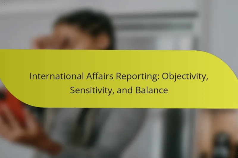 International Affairs Reporting: Objectivity, Sensitivity, and Balance